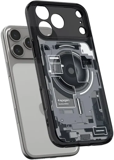 Spigen Ultra Hybrid MagFit iPhone 18 Pro Max / 17 Pro Max Hoesje Zero One Zwart afbeelding 10
