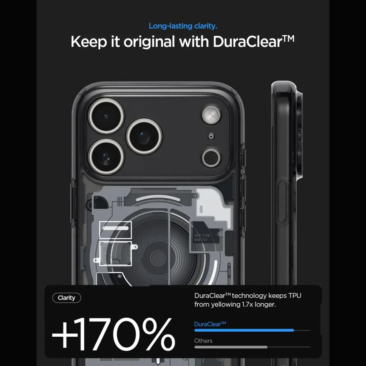 Spigen Ultra Hybrid MagFit iPhone 18 Pro Max / 17 Pro Max Hoesje Zero One Zwart afbeelding 3