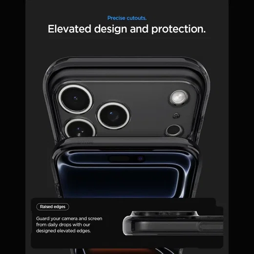 Spigen Ultra Hybrid MagFit iPhone 18 Pro Max / 17 Pro Max Hoesje Zero One Zwart afbeelding 7