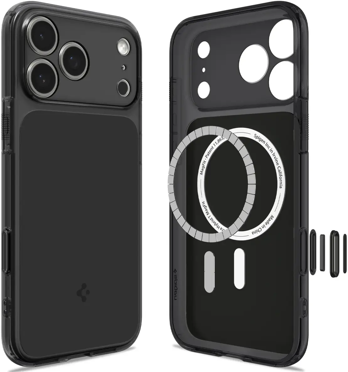 Spigen Ultra Hybrid T Apple iPhone 18 Pro Max / 17 Pro Max Hoesje MagSafe Zwart afbeelding 2