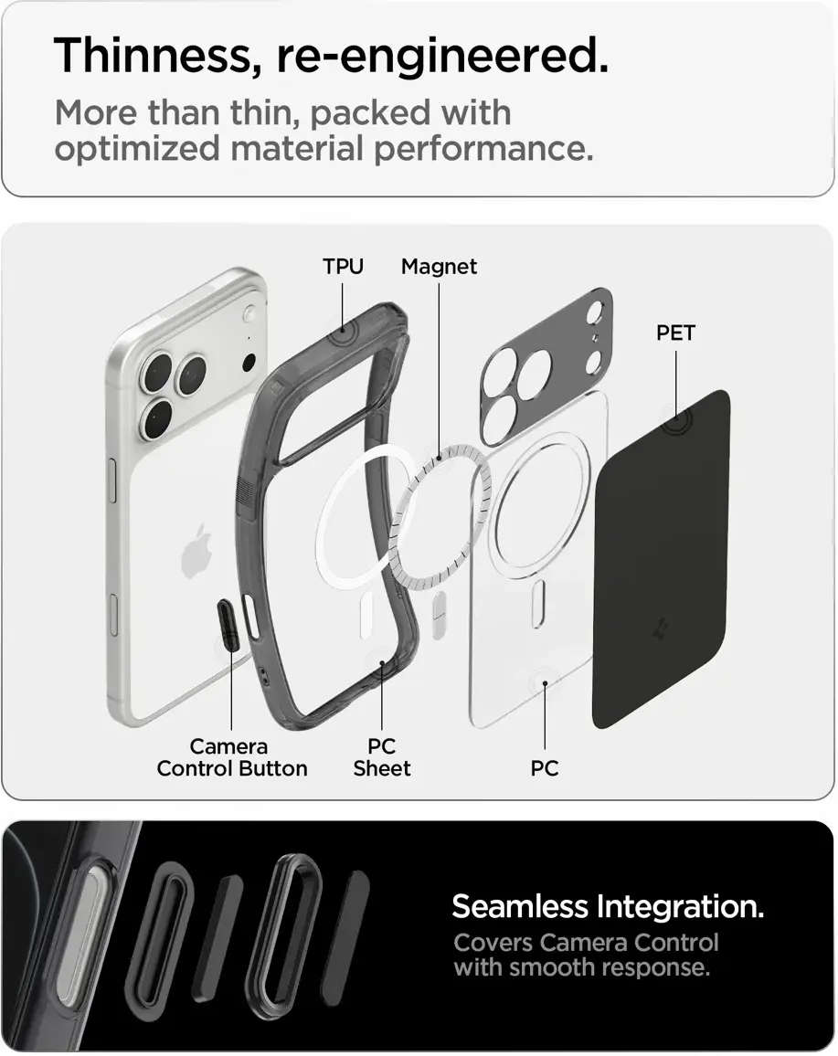 Spigen Ultra Hybrid T Apple iPhone 18 Pro Max / 17 Pro Max Hoesje MagSafe Zwart afbeelding 5