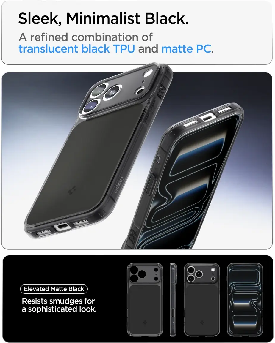 Spigen Ultra Hybrid T Apple iPhone 18 Pro Max / 17 Pro Max Hoesje MagSafe Zwart afbeelding 3