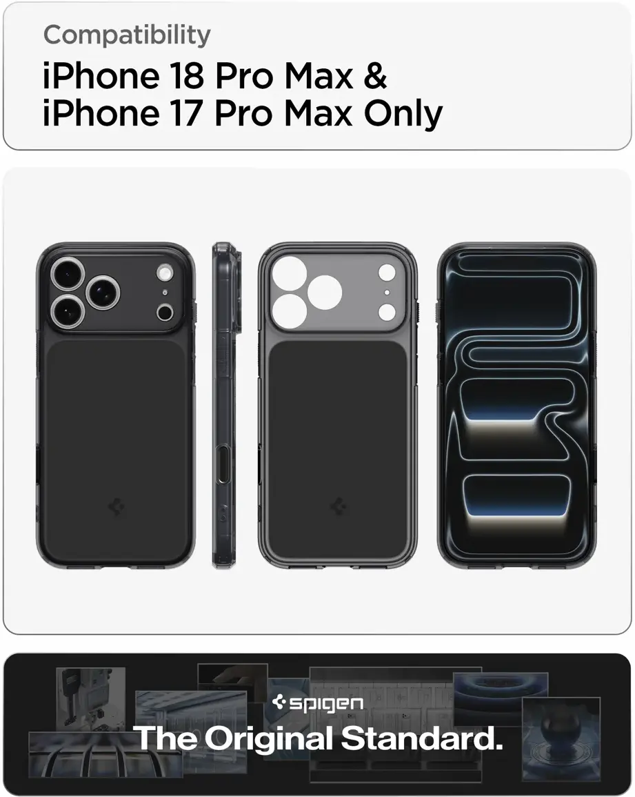 Spigen Ultra Hybrid T Apple iPhone 18 Pro Max / 17 Pro Max Hoesje MagSafe Zwart afbeelding 4