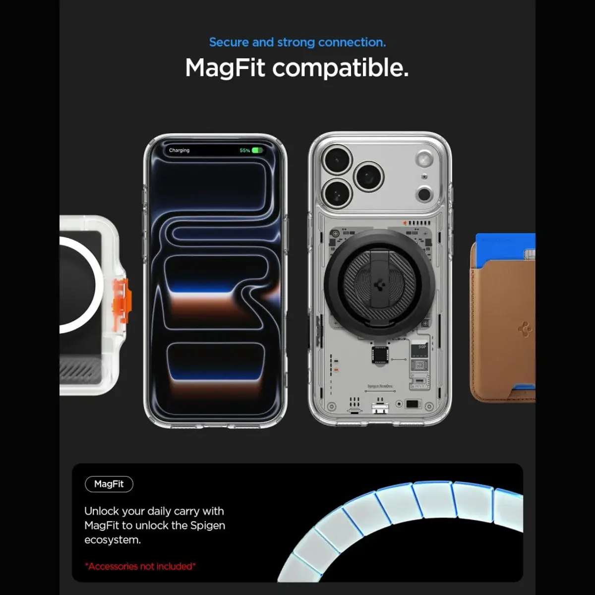 Spigen Ultra Hybrid MagFit iPhone 18 Pro Max / 17 Pro Max Hoesje Neo One afbeelding 6