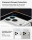 Spigen Ultra Hybrid MagFit iPhone 18 Pro Max / 17 Pro Max Hoesje Clear Wit afbeelding 5