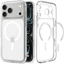 Spigen Ultra Hybrid MagFit iPhone 18 Pro Max / 17 Pro Max Hoesje Clear Wit