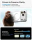 Spigen Ultra Hybrid MagFit iPhone 18 Pro Max / 17 Pro Max Hoesje Clear Wit afbeelding 8