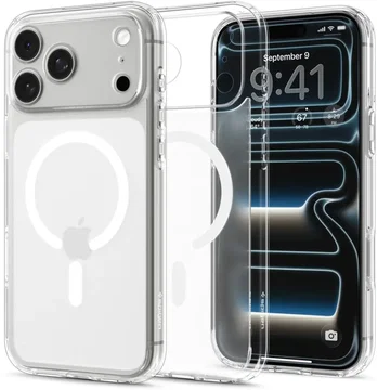 Spigen Ultra Hybrid MagFit iPhone 18 Pro Max / 17 Pro Max Hoesje Wit