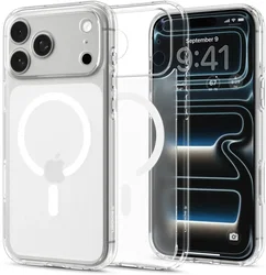 Spigen Ultra Hybrid MagFit iPhone 18 Pro Max / 17 Pro Max Hoesje Wit afbeelding