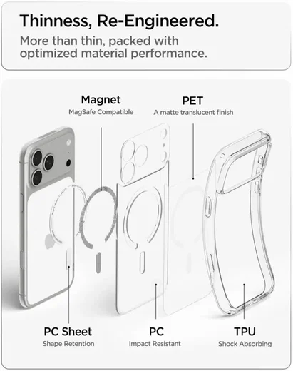 Spigen Ultra Hybrid MagFit iPhone 18 Pro Max / 17 Pro Max Hoesje Wit afbeelding 7