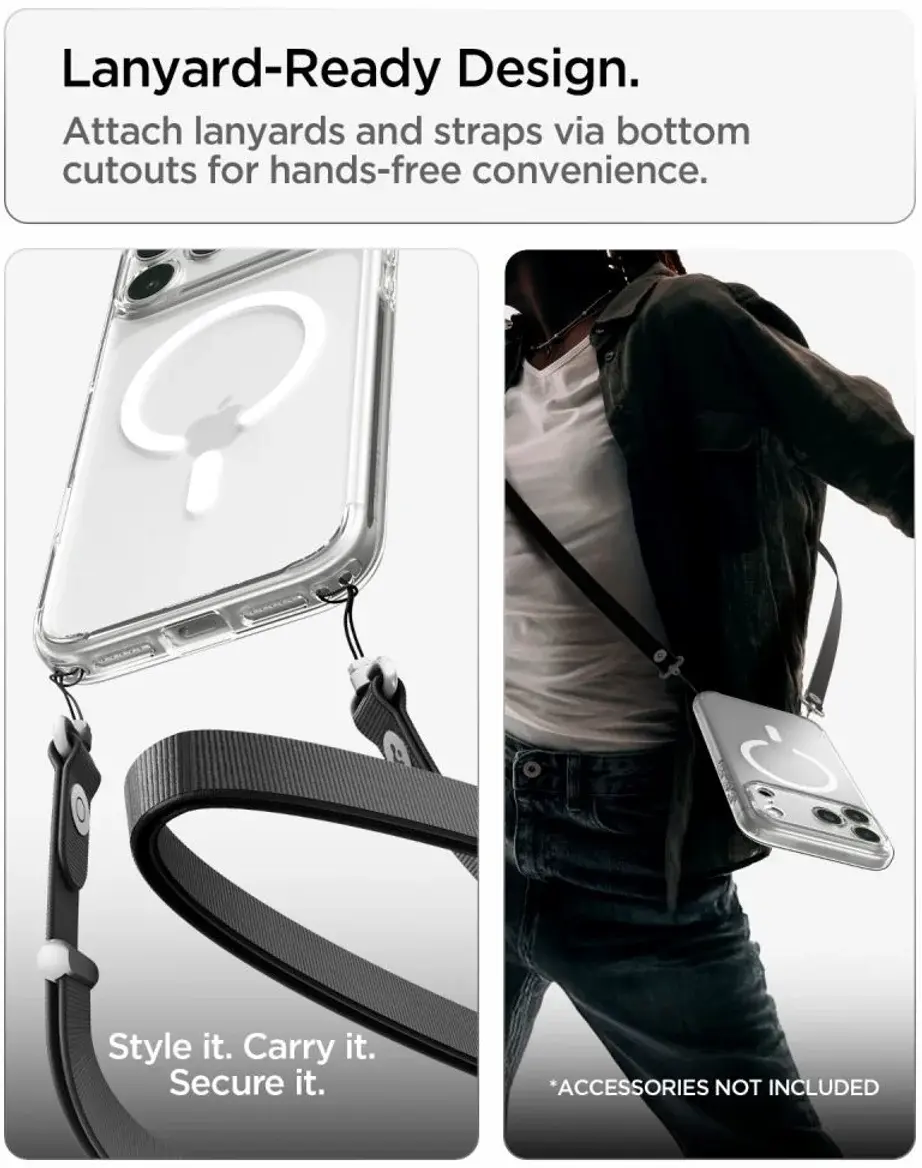Spigen Ultra Hybrid MagFit iPhone 18 Pro Max / 17 Pro Max Hoesje Wit afbeelding 10