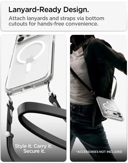 Spigen Ultra Hybrid MagFit iPhone 18 Pro Max / 17 Pro Max Hoesje Wit afbeelding 10