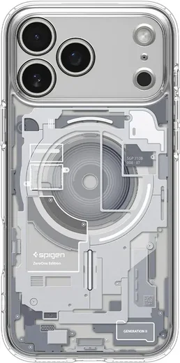 Spigen Ultra Hybrid MagFit iPhone 18 Pro Max / 17 Pro Max Hoesje Zero One Wit afbeelding 9