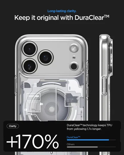 Spigen Ultra Hybrid MagFit iPhone 18 Pro Max / 17 Pro Max Hoesje Zero One Wit afbeelding 3