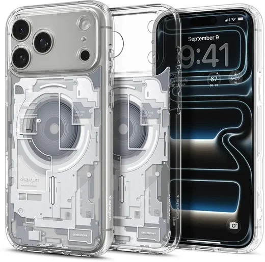 Spigen Ultra Hybrid MagFit iPhone 18 Pro Max / 17 Pro Max Hoesje Zero One Wit afbeelding 2