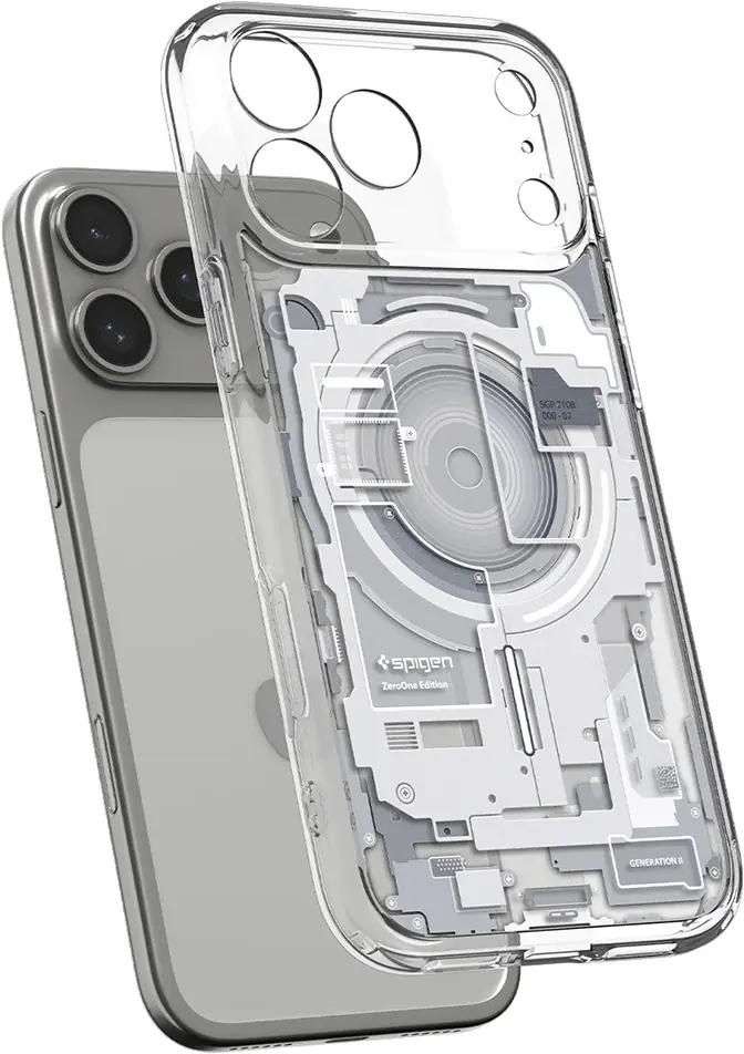 Spigen Ultra Hybrid MagFit iPhone 18 Pro Max / 17 Pro Max Hoesje Zero One Wit afbeelding 10