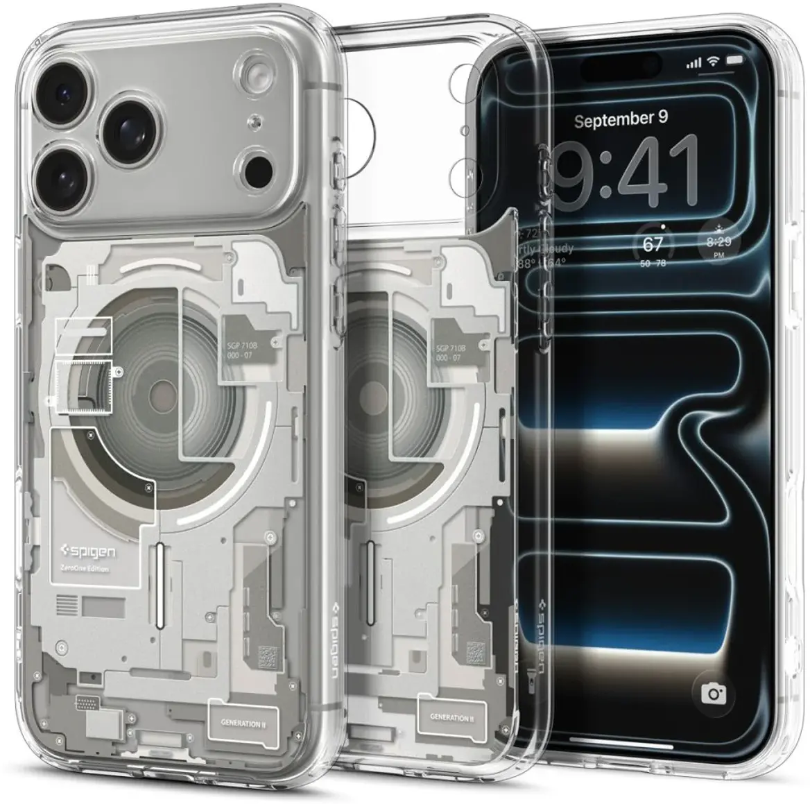 Spigen Ultra Hybrid MagFit iPhone 18 Pro Max / 17 Pro Max Hoesje Titanium afbeelding 2