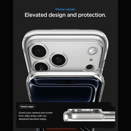 Spigen Ultra Hybrid MagFit iPhone 18 Pro Max / 17 Pro Max Hoesje Titanium afbeelding 7