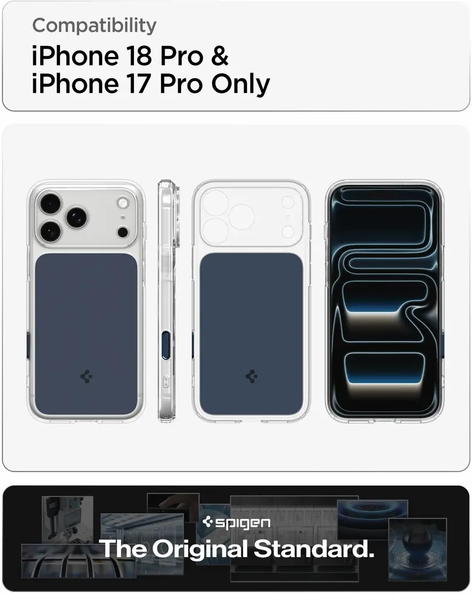 Spigen Ultra Hybrid T Apple iPhone 18 Pro / 17 Pro Hoesje MagSafe Blauw afbeelding 4