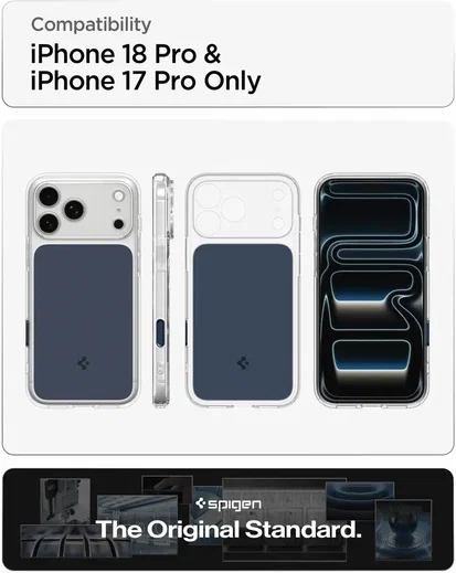 Spigen Ultra Hybrid T Apple iPhone 18 Pro / 17 Pro Hoesje MagSafe Blauw afbeelding 4