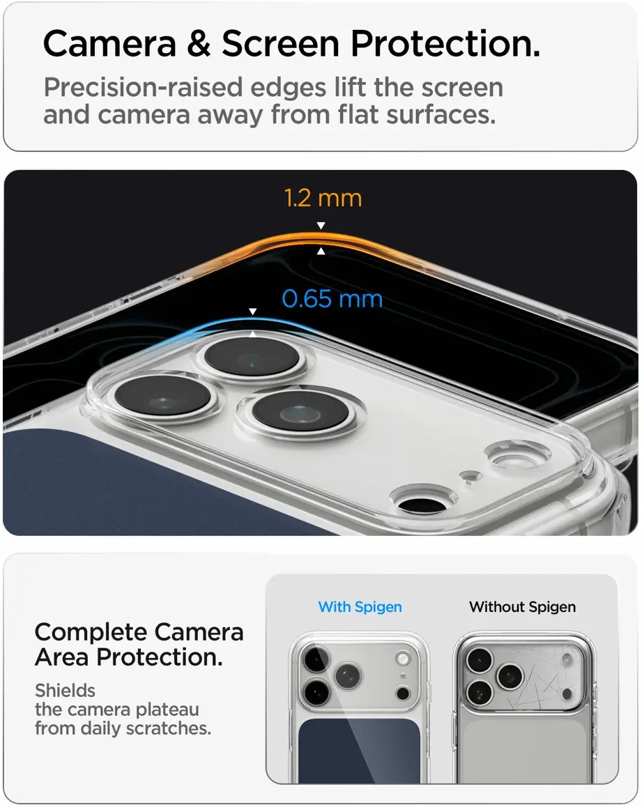 Spigen Ultra Hybrid T Apple iPhone 18 Pro / 17 Pro Hoesje MagSafe Blauw afbeelding 8