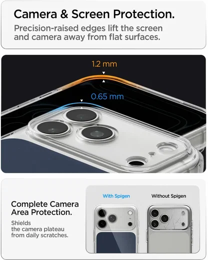 Spigen Ultra Hybrid T Apple iPhone 18 Pro / 17 Pro Hoesje MagSafe Blauw afbeelding 8