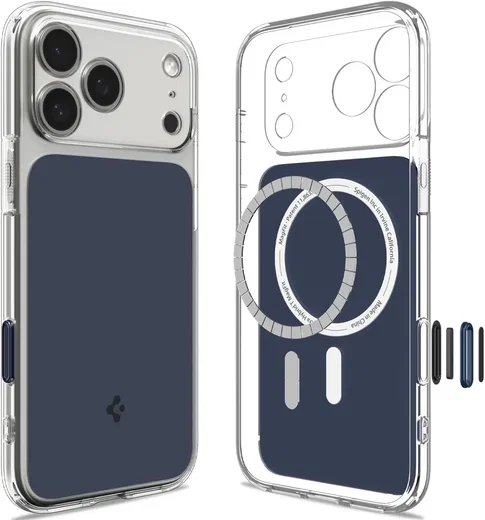Spigen Ultra Hybrid T Apple iPhone 18 Pro / 17 Pro Hoesje MagSafe Blauw afbeelding 2