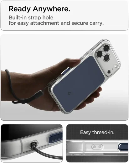 Spigen Ultra Hybrid T Apple iPhone 18 Pro / 17 Pro Hoesje MagSafe Blauw afbeelding 9