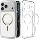 Spigen Ultra Hybrid MagFit iPhone 18 Pro / 17 Pro Hoesje MagSafe Clear Goud afbeelding 1