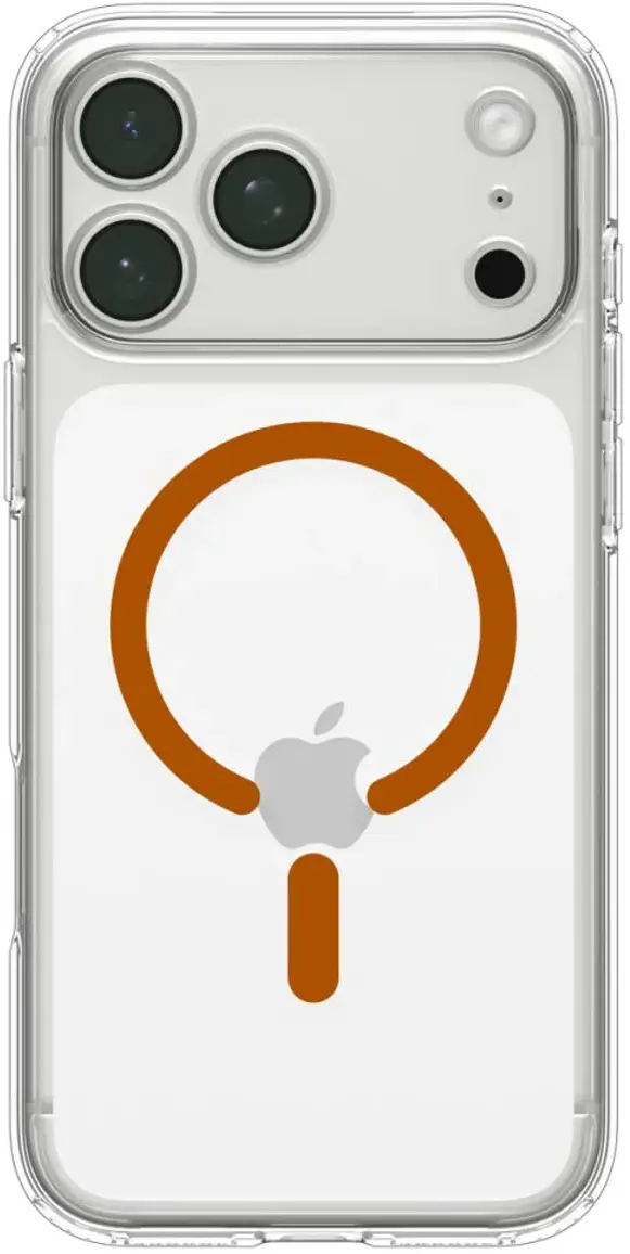 Spigen Ultra Hybrid MagFit iPhone 18 Pro / 17 Pro Hoesje MagSafe Clear Oranje afbeelding 11