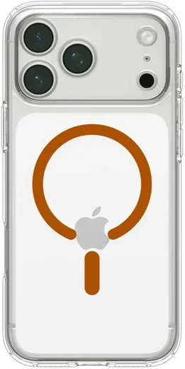 Spigen Ultra Hybrid MagFit iPhone 18 Pro / 17 Pro Hoesje MagSafe Clear Oranje afbeelding 11