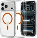 Spigen Ultra Hybrid MagFit iPhone 18 Pro / 17 Pro Hoesje MagSafe Clear Oranje afbeelding 2