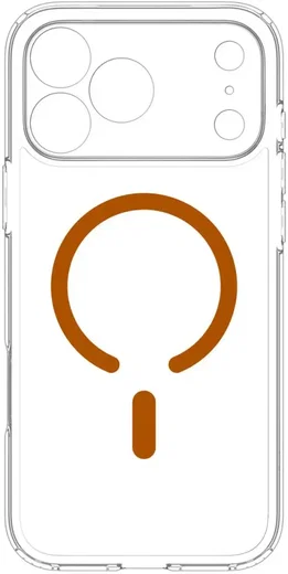 Spigen Ultra Hybrid MagFit iPhone 18 Pro / 17 Pro Hoesje MagSafe Clear Oranje afbeelding 12