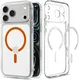 Spigen Ultra Hybrid MagFit iPhone 18 Pro / 17 Pro Hoesje MagSafe Clear Oranje afbeelding 1
