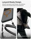 Spigen Ultra Hybrid MagFit iPhone 18 Pro / 17 Pro Hoesje MagSafe Zwart Oranje afbeelding 10