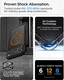 Spigen Ultra Hybrid MagFit iPhone 18 Pro / 17 Pro Hoesje MagSafe Zwart Oranje afbeelding 3