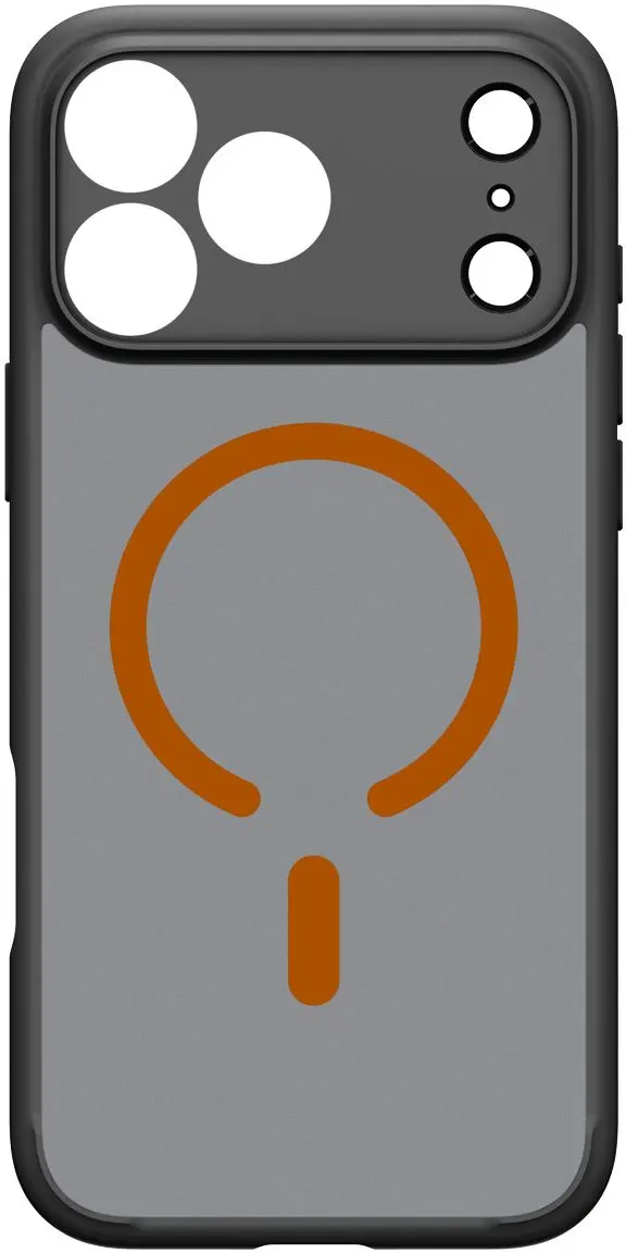Spigen Ultra Hybrid MagFit iPhone 18 Pro / 17 Pro Hoesje MagSafe Zwart Oranje afbeelding 12