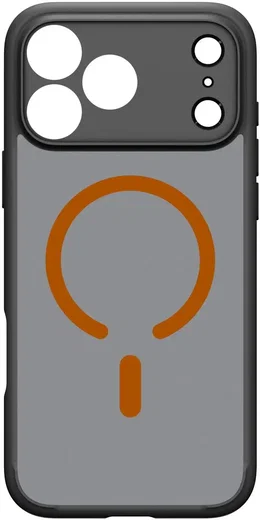 Spigen Ultra Hybrid MagFit iPhone 18 Pro / 17 Pro Hoesje MagSafe Zwart Oranje afbeelding 12
