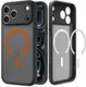 Spigen Ultra Hybrid MagFit iPhone 18 Pro / 17 Pro Hoesje MagSafe Zwart Oranje