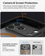 Spigen Ultra Hybrid MagFit iPhone 18 Pro / 17 Pro Hoesje MagSafe Zwart Oranje afbeelding 5