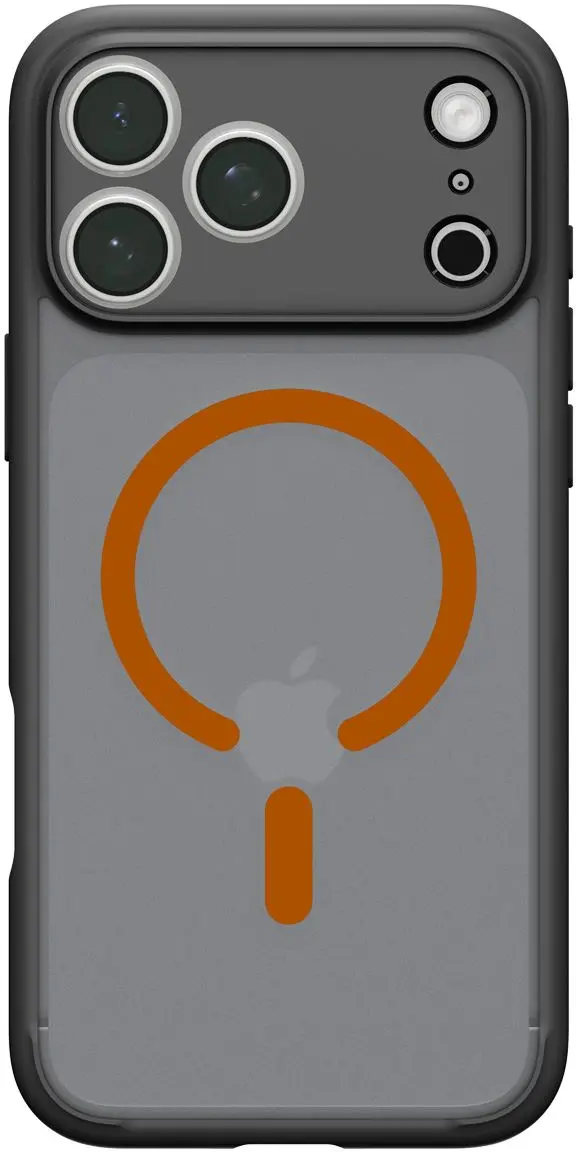 Spigen Ultra Hybrid MagFit iPhone 18 Pro / 17 Pro Hoesje MagSafe Zwart Oranje afbeelding 11