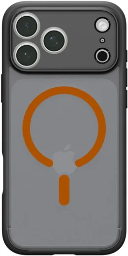 Spigen Ultra Hybrid MagFit iPhone 18 Pro / 17 Pro Hoesje MagSafe Zwart Oranje afbeelding 11