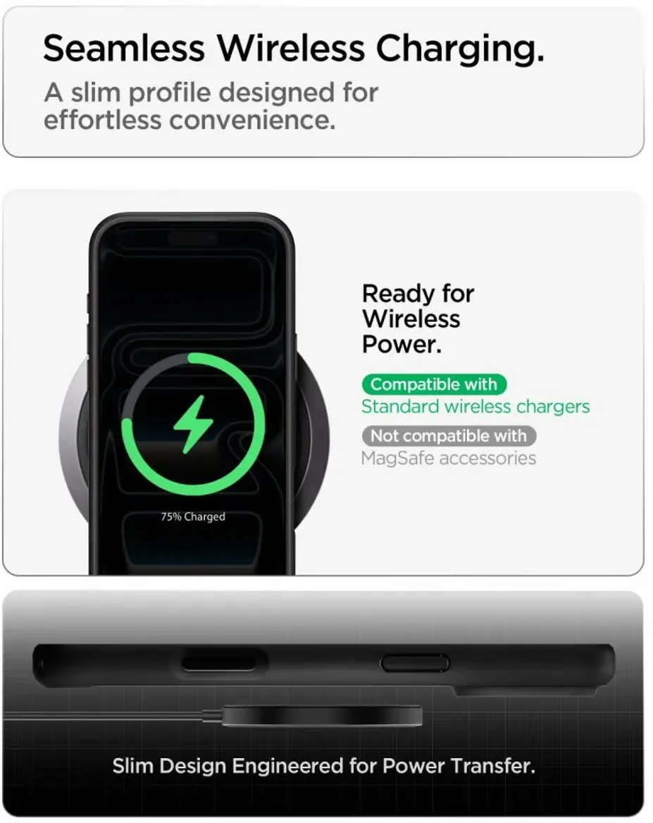 Spigen Ultra Hybrid Apple iPhone 18 Pro / 17 Pro Hoesje Back Cover Zwart afbeelding 9