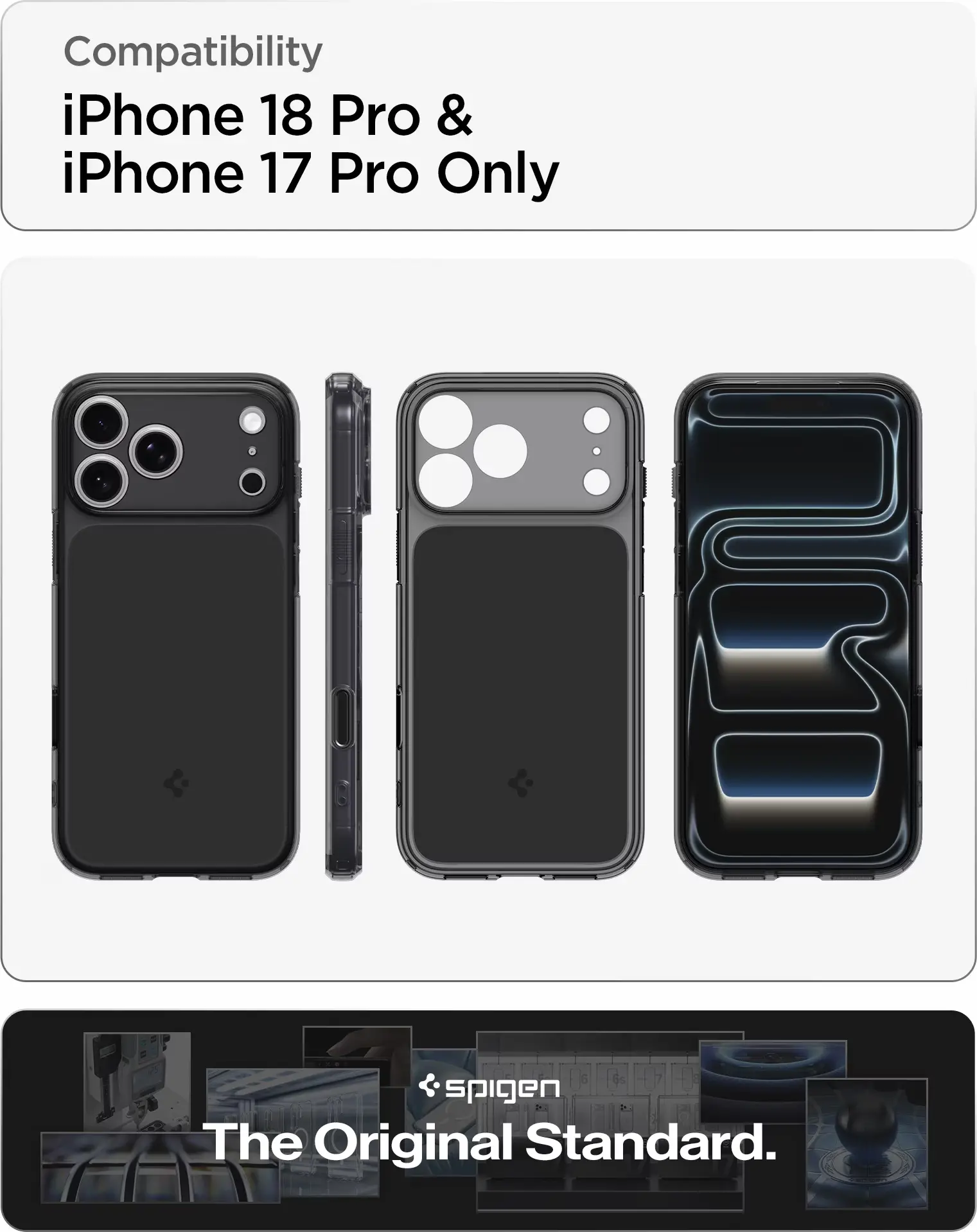 Spigen Ultra Hybrid T Apple iPhone 18 Pro / 17 Pro Hoesje MagSafe Zwart afbeelding 4