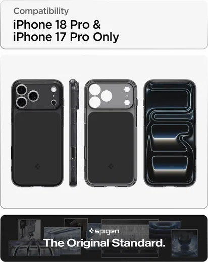 Spigen Ultra Hybrid T Apple iPhone 18 Pro / 17 Pro Hoesje MagSafe Zwart afbeelding 4