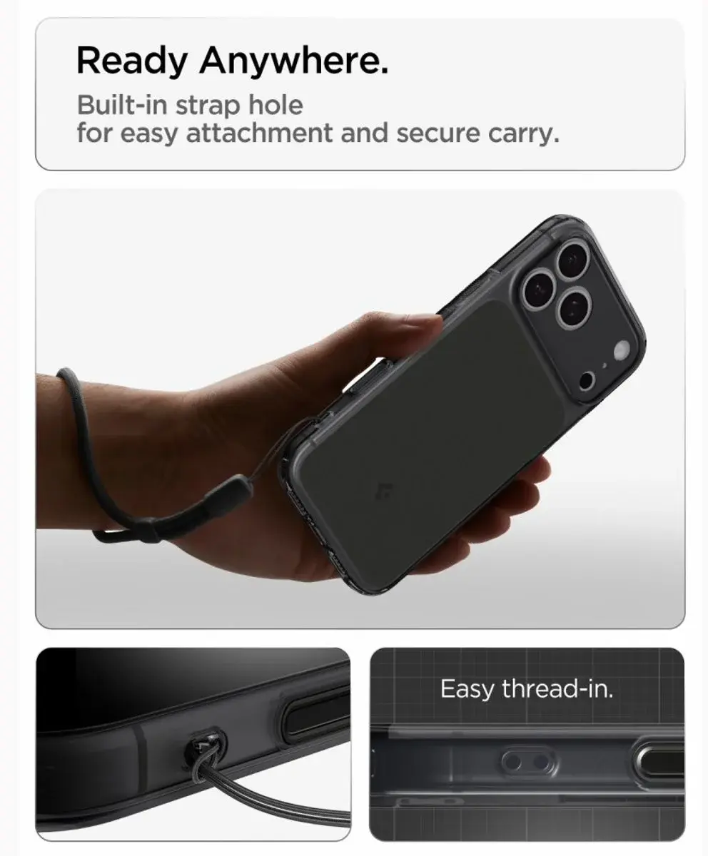 Spigen Ultra Hybrid T Apple iPhone 18 Pro / 17 Pro Hoesje MagSafe Zwart afbeelding 9