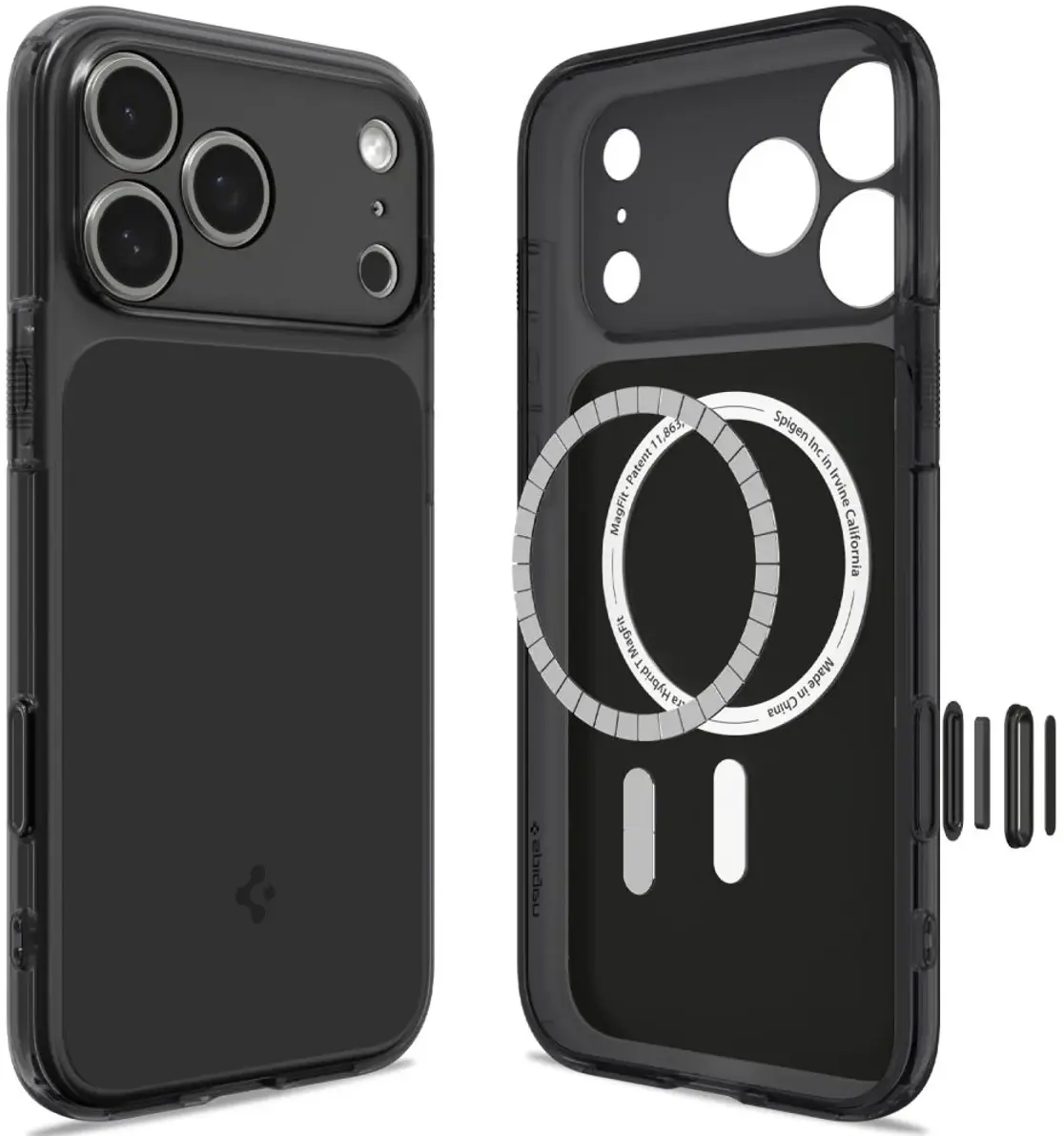 Spigen Ultra Hybrid T Apple iPhone 18 Pro / 17 Pro Hoesje MagSafe Zwart afbeelding 2
