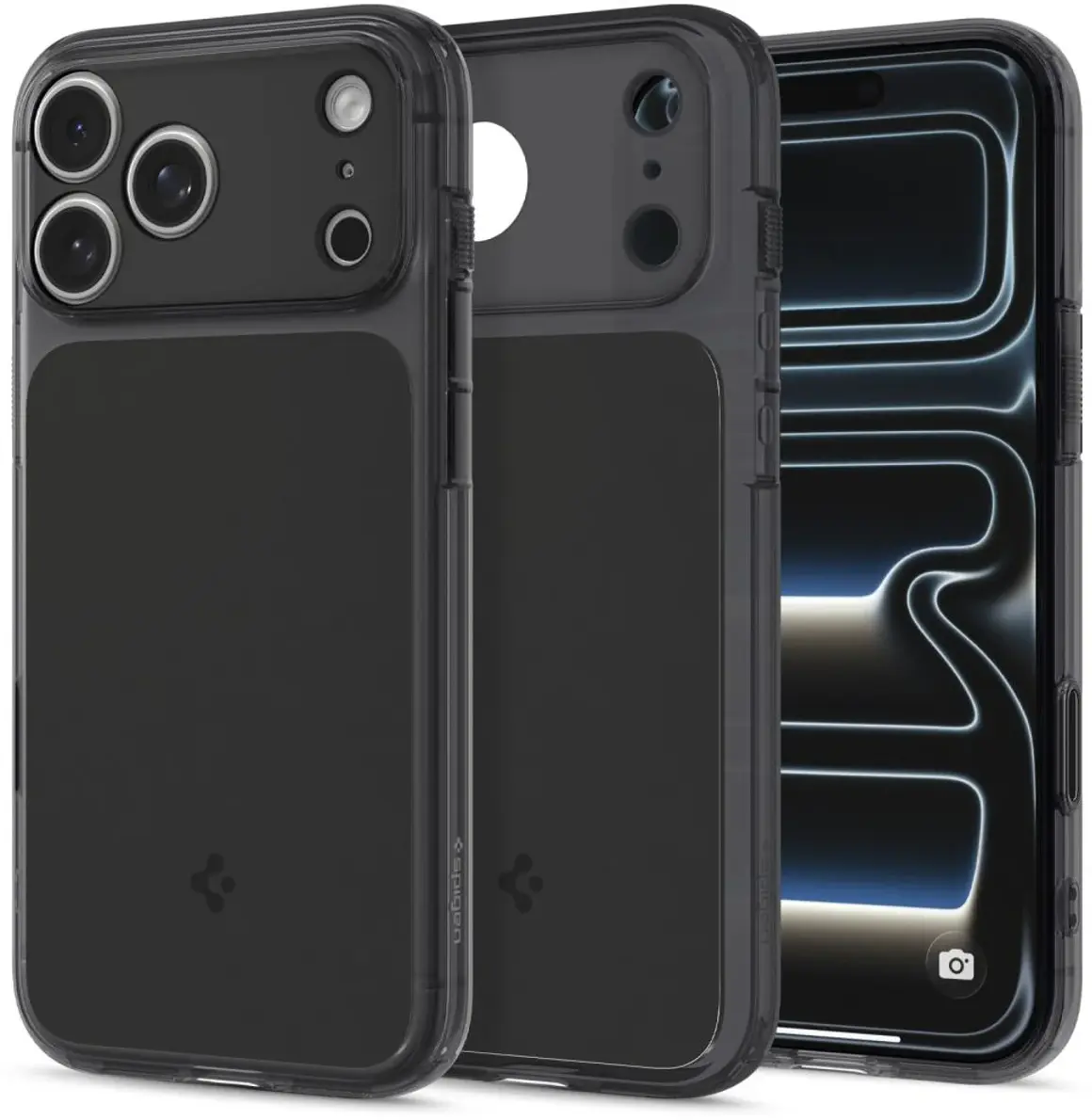 Spigen Ultra Hybrid T Apple iPhone 18 Pro / 17 Pro Hoesje MagSafe Zwart afbeelding 1