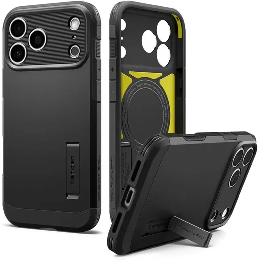 Spigen Tough Armor T Apple iPhone 18 Pro / 17 Pro Hoesje MagSafe Zwart afbeelding 11