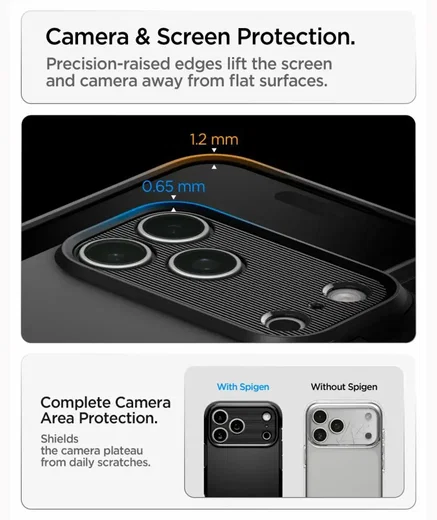 Spigen Tough Armor T Apple iPhone 18 Pro / 17 Pro Hoesje MagSafe Zwart afbeelding 10
